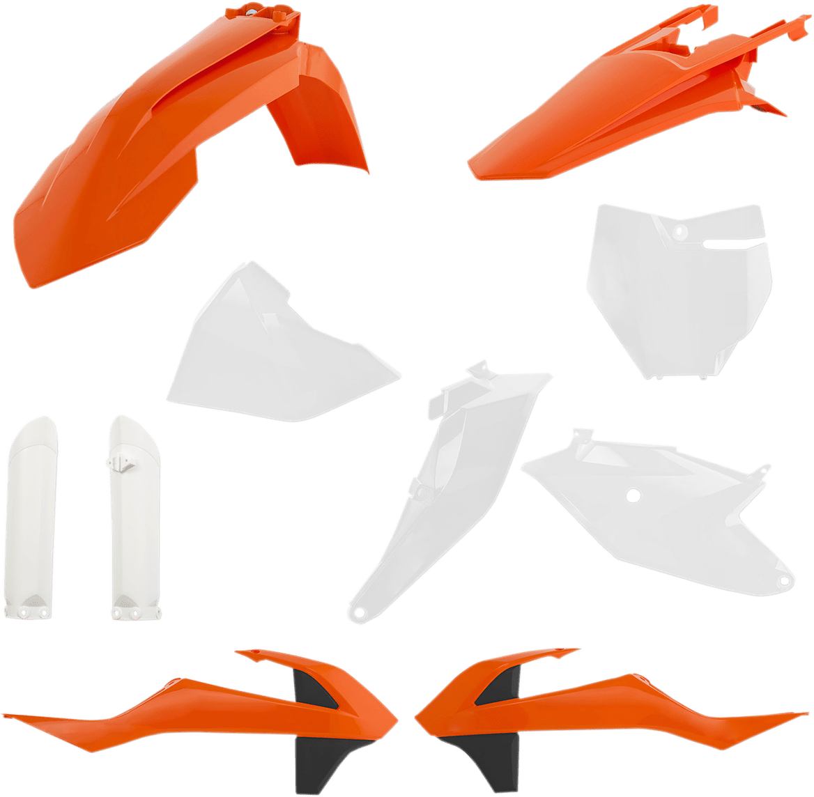 Acerbis 2686026812 Full Replacement Plastic Kit in Orange/White/Black for 2018-2024 KTM 85 SX / Gas Gas MC 85