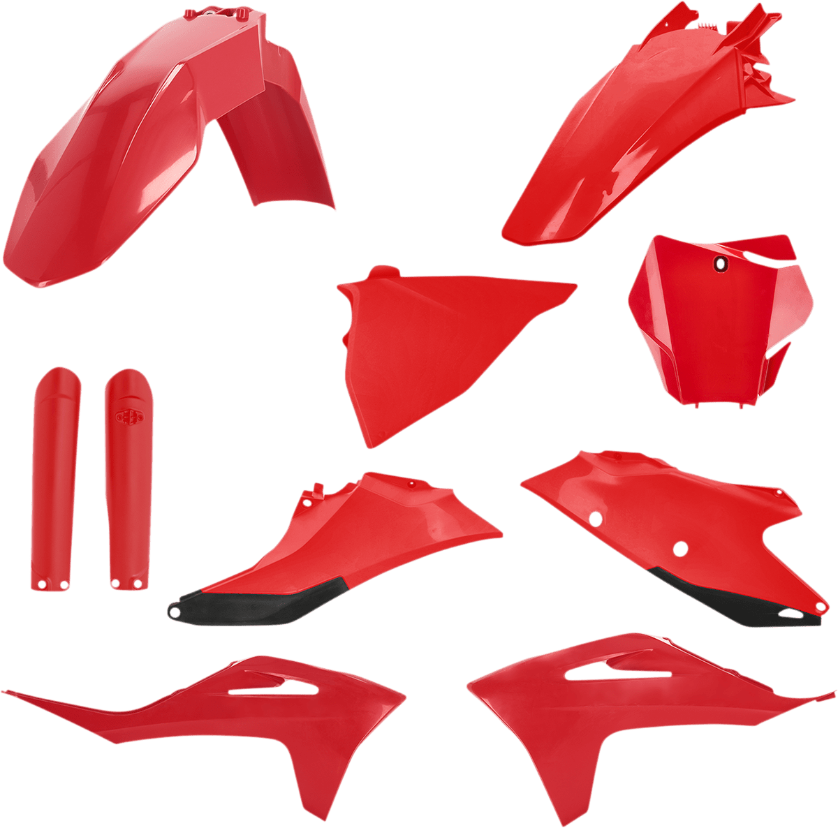 Acerbis 2872797118 Full Replacement Plastic Kit in Red and Black for 2021-2023 Gas Gas motorcycles