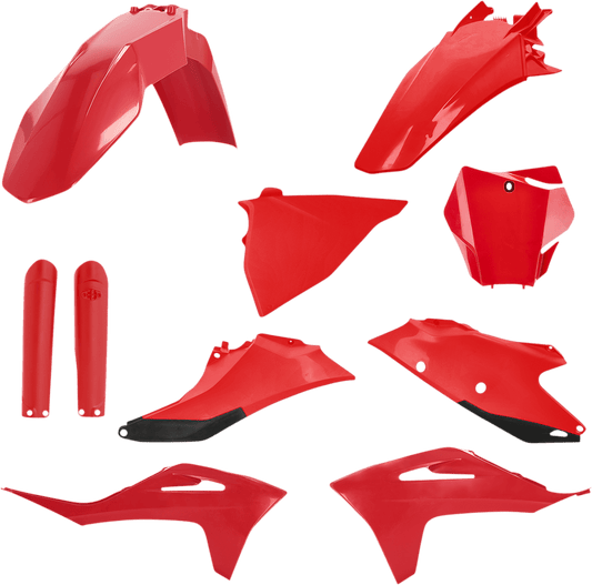 Acerbis 2872797118 Full Replacement Plastic Kit in Red and Black for 2021-2023 Gas Gas motorcycles