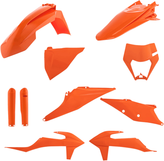 Acerbis 2980585226 Full Replacement Plastic Kit in Orange for 2016-2024 KTM and Gas Gas motorcycles