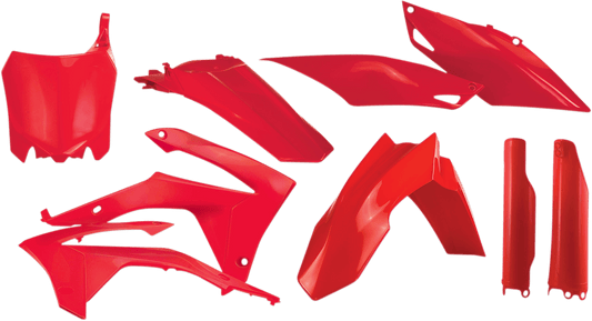 Acerbis 2314410227 Full Replacement Plastic Kit in Honda Red for 2013-2017 Honda CRF250R and CRF450R
