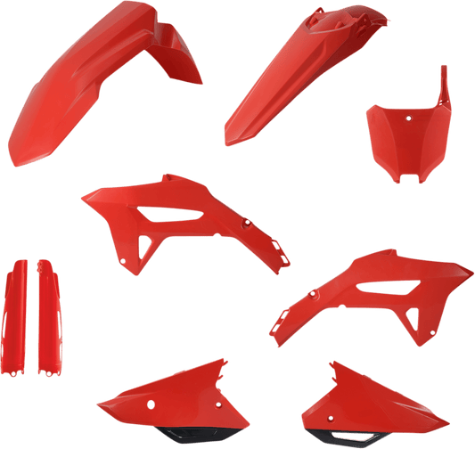 Acerbis 2858920227 Full Replacement Plastic Kit in Red for 2021-2024 Honda CRF250R and CRF450R motorcycles