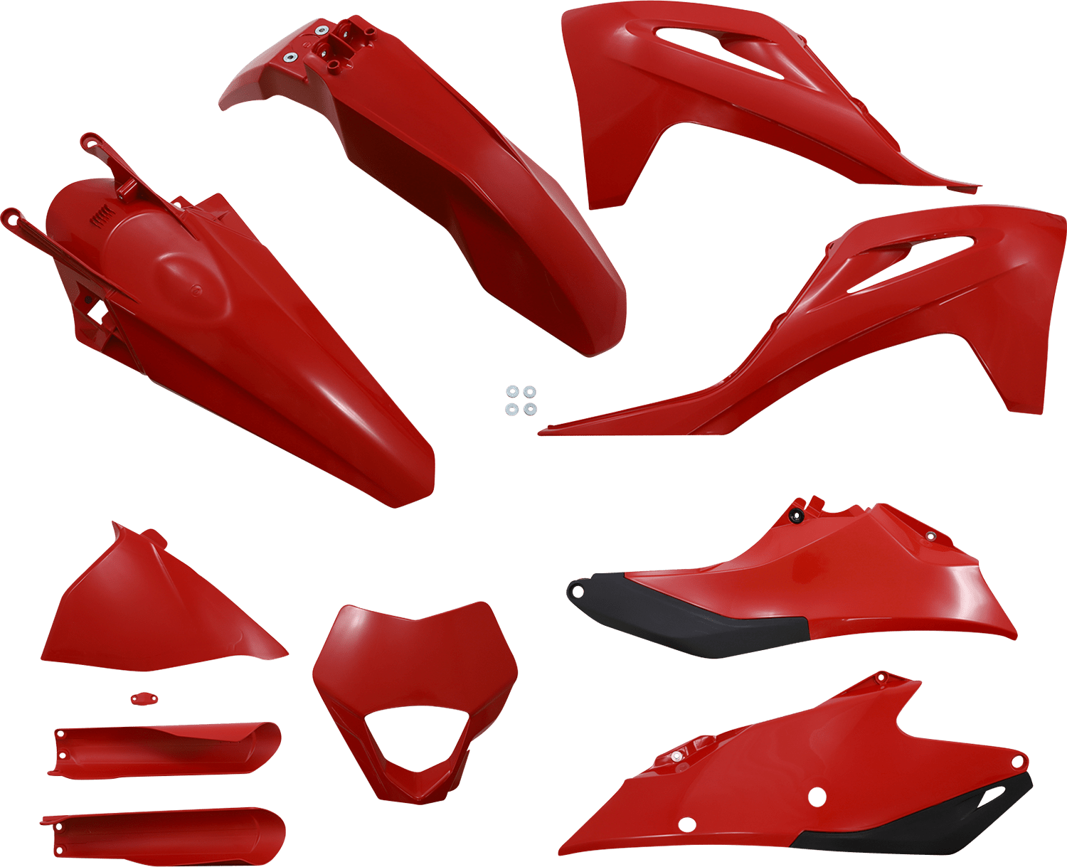 Acerbis 2872810004 Full Replacement Plastic Kit in Red for 2021-2023 Gas Gas EC 250, 300, and 350F motorcycles
