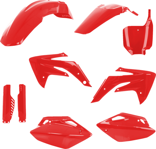 Acerbis 2977570227 Full Body Replacement Plastic Kit in CR Red for 2007-2025 Honda CRF150R motorcycles