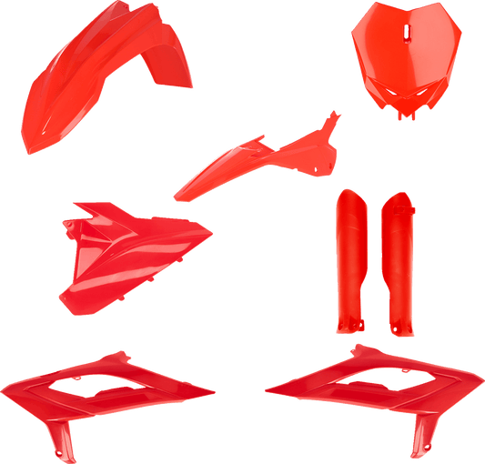 Acerbis 2979660004 Full Replacement Plastic Kit in Red for 2023-2024 Beta 300 RX motorcycles