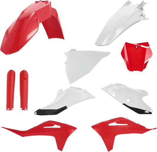 Acerbis 2872791005 Full Replacement Plastic Kit in Red and White for 2021-2023 Gas Gas motorcycles