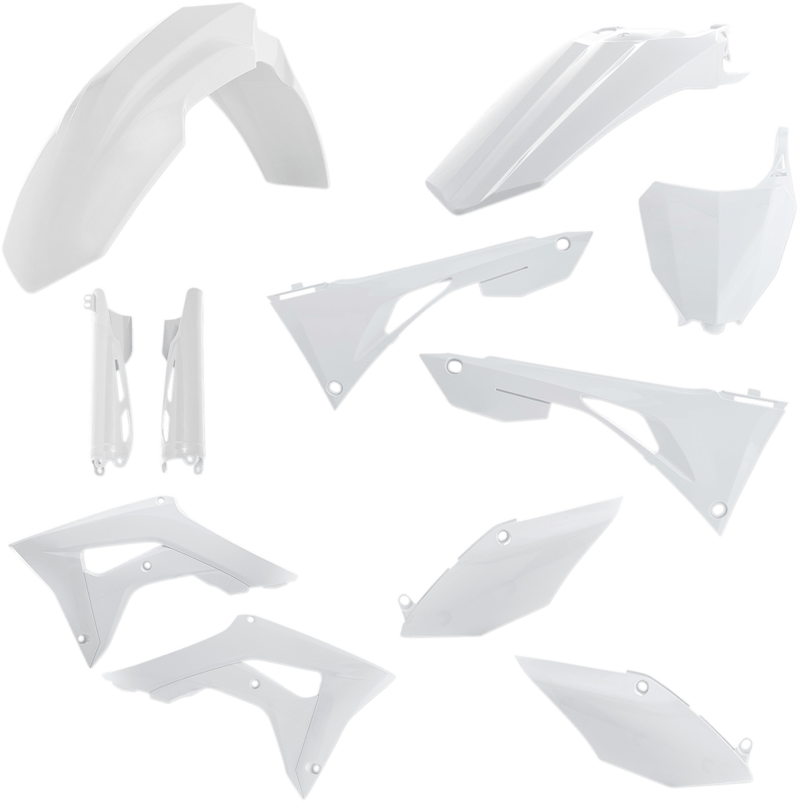 Acerbis 2736250002 Full Replacement Plastic Kit in White for 2019-2022 Honda CRF250R and CRF450R motorcycles