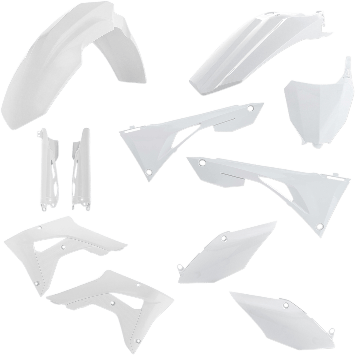 Acerbis 2736260002 Full Replacement Plastic Kit in White for 2019-2021 Honda CRF250RX and CRF450RX motorcycles