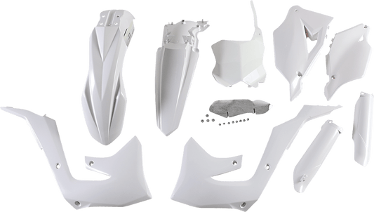 Acerbis 2736290002 Full Replacement Plastic Kit in White for 2019-2024 Kawasaki KX250 and KX450 motorcycles