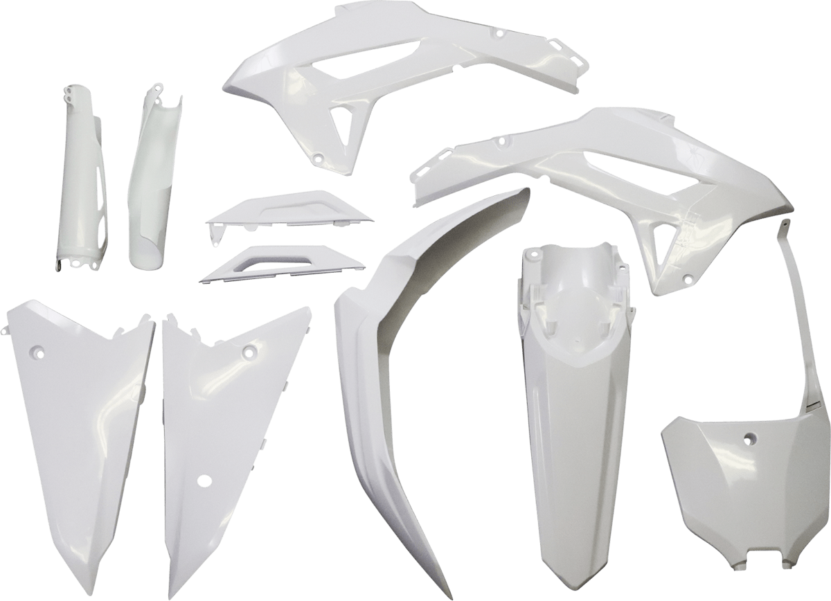 Acerbis 2858920002 Full Replacement Plastic Kit in White for 2021-2024 Honda CRF250R and CRF450R motorcycles