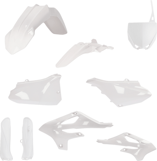 Acerbis 2936200002 Full Replacement Plastic Kit in White for 2022-2025 Yamaha YZ85 motorcycles