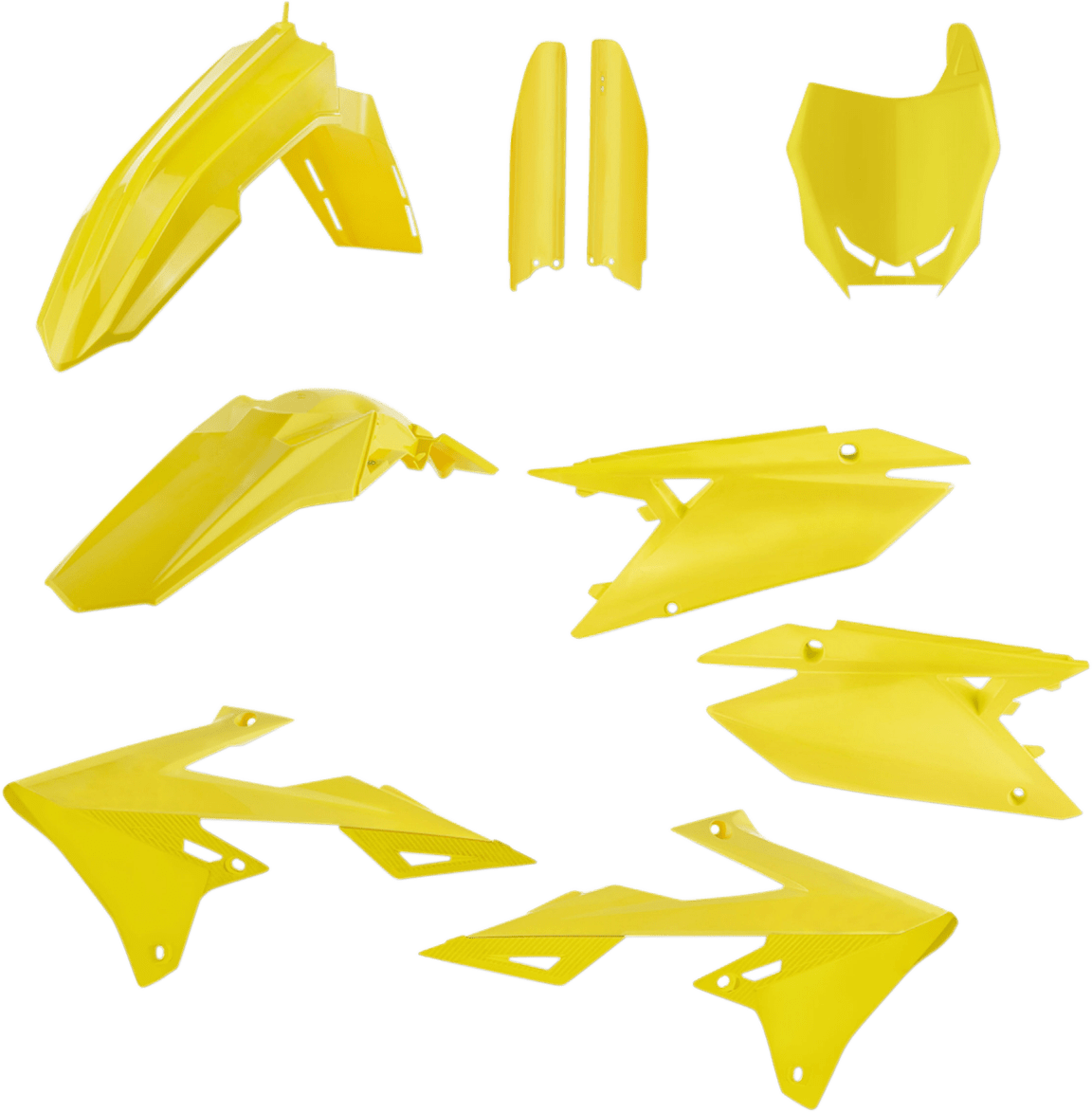 Acerbis 2686550231 Full Replacement Plastic Kit in Yellow for 2018-2025 Suzuki RMZ