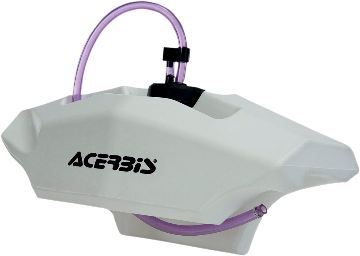 ACERBIS Handlebar Auxiliary Gas Tank - 0.6 Gallon - White - Part No. 2300330002 - Moto - House MX