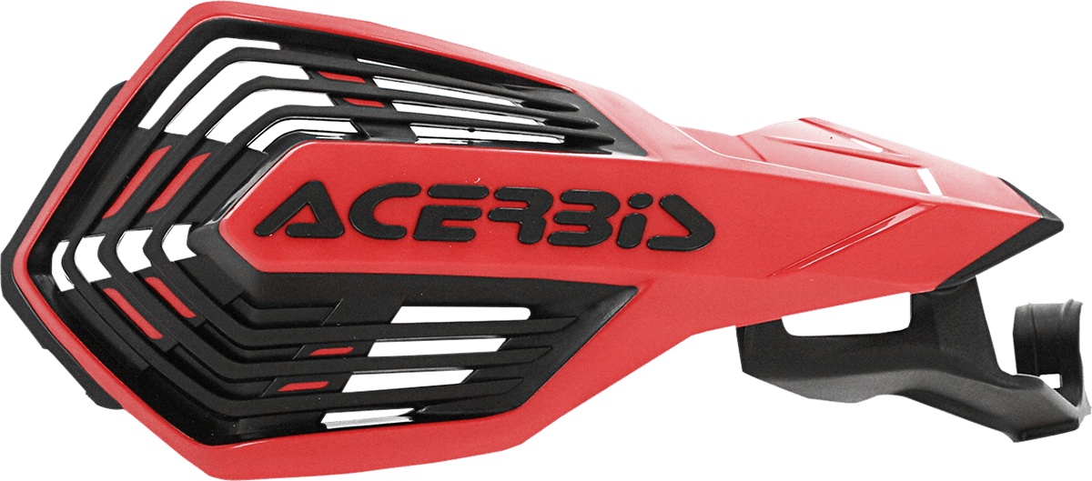 Acerbis K-Future Handguards in Red and Black for Honda CRF250R and CRF450R motocross and enduro motorcycles