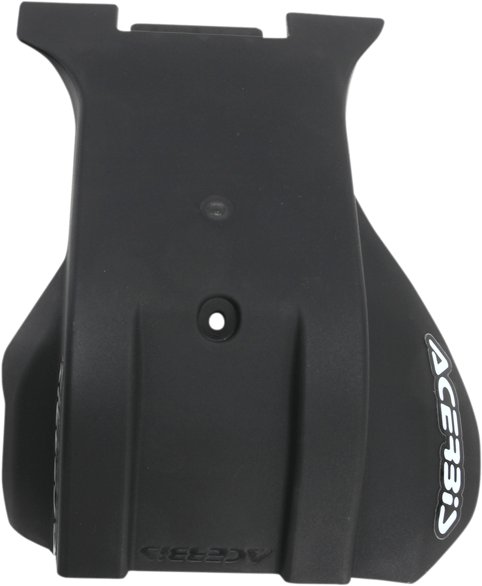 Acerbis Black Polypropylene MX-Style Skid Plate for Husqvarna and KTM 125/150/200 motorcycles