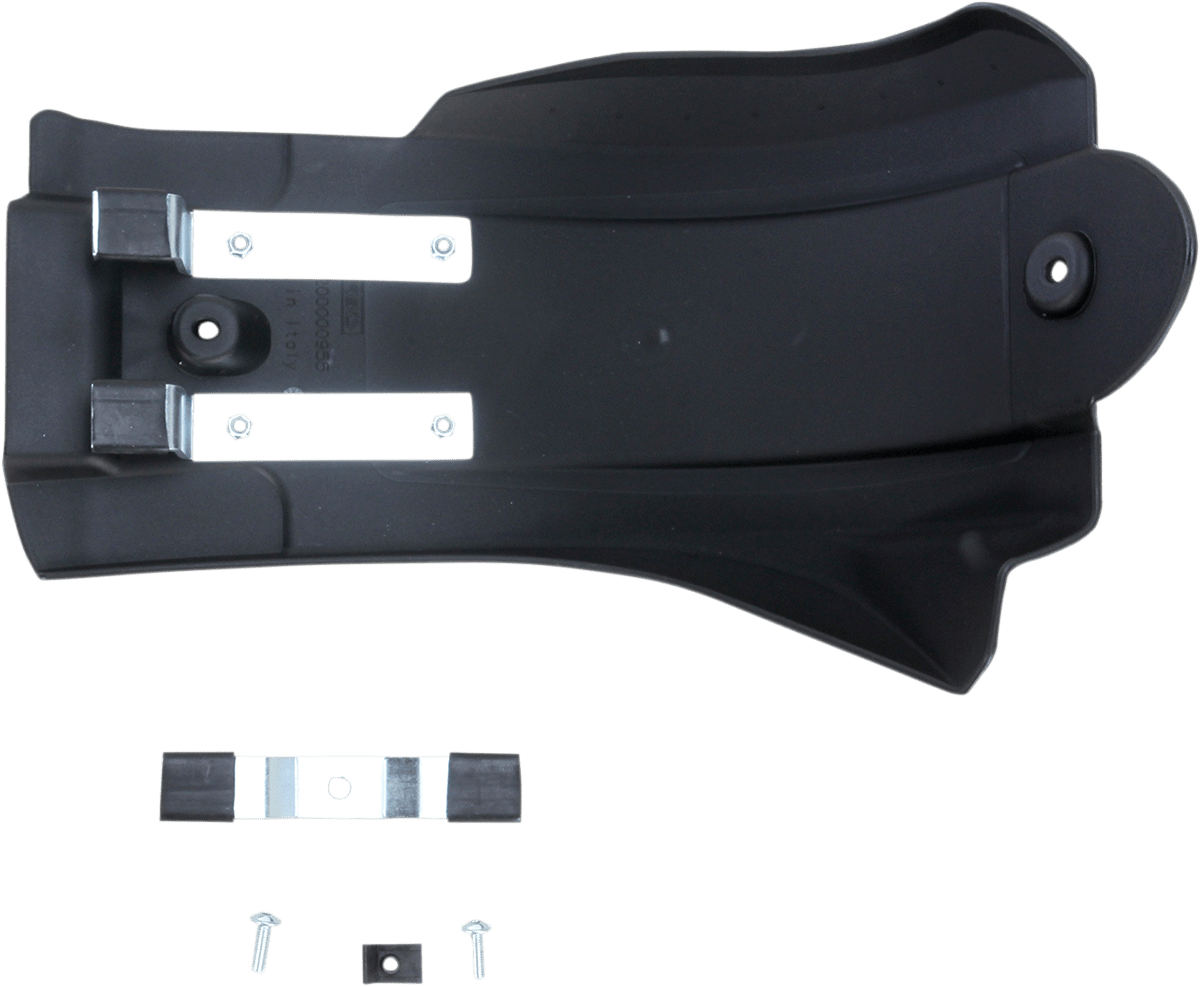 Acerbis Black Polypropylene MX-Style Skid Plate for 2014-2018 Yamaha YZ250F and 2014-2017 YZ450F motorcycles