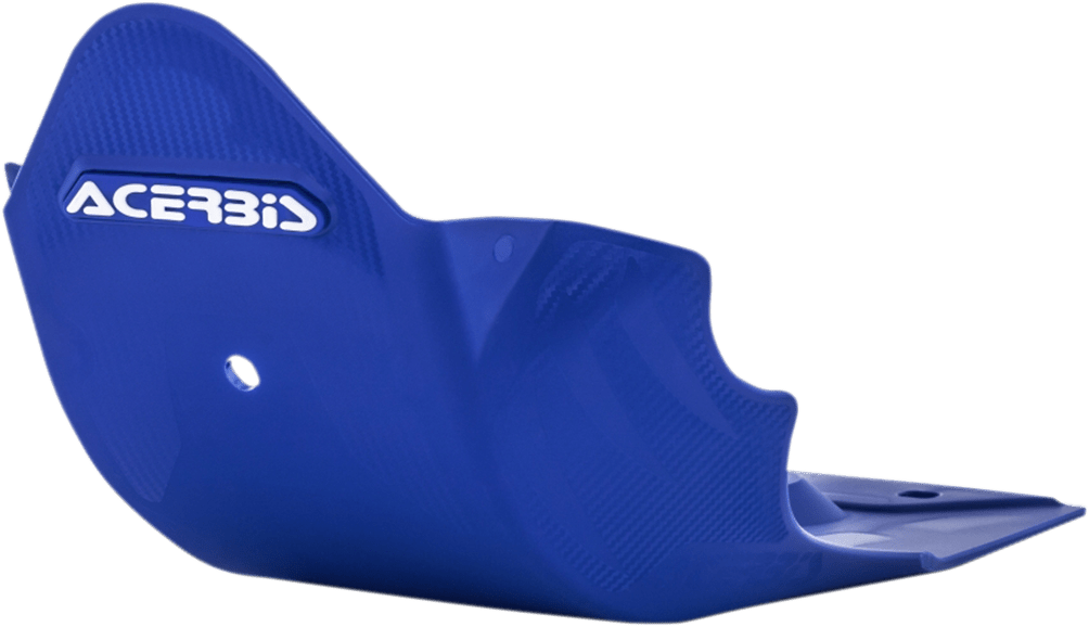 Acerbis Blue Polypropylene MX-Style Skid Plate for 2020-2024 Yamaha YZ250FX and 2019-2023 YZ250F motorcycles