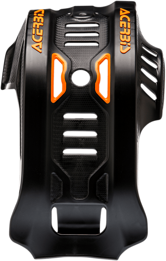 Acerbis 2791645229 Orange Black Skid Plate KTM 500 EXC-F XCF-W - Moto-House MX