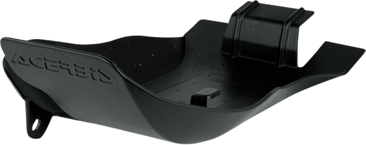 Acerbis Black Polypropylene Skid Plate with Integrated Link Guard for 2023-2025 KTM, Gas Gas, and Husqvarna 250/350 motorcycles