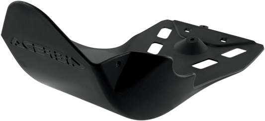 Acerbis Black Polypropylene Skid Plate for 2007-2013 Yamaha WR, 2007-2011 WR450F, and 2008-2009 Kawasaki KLX450R motorcycles
