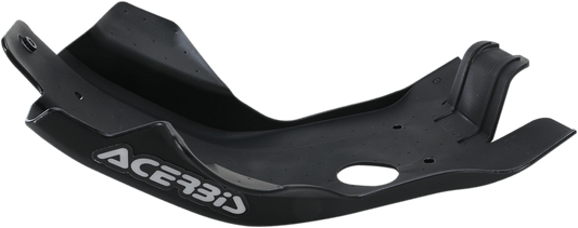 Acerbis 2421160001 black skid plate for 2016-2018 KTM 250/350 SX-F and Husqvarna FC/FX 250/350 motocross bikes.