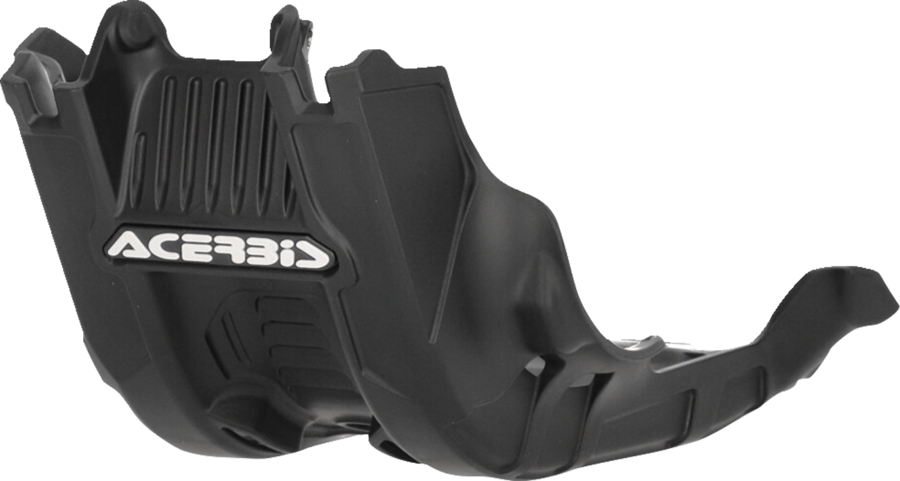 Acerbis Black Polypropylene Skid Plate for 2023-2025 KTM, Husqvarna, and GasGas 250/350 motorcycles