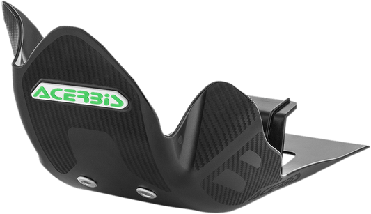 Acerbis Black Polypropylene Skid Plate for 2020 Kawasaki KX250 and 2017-2018 Kawasaki KX250F motorcycles