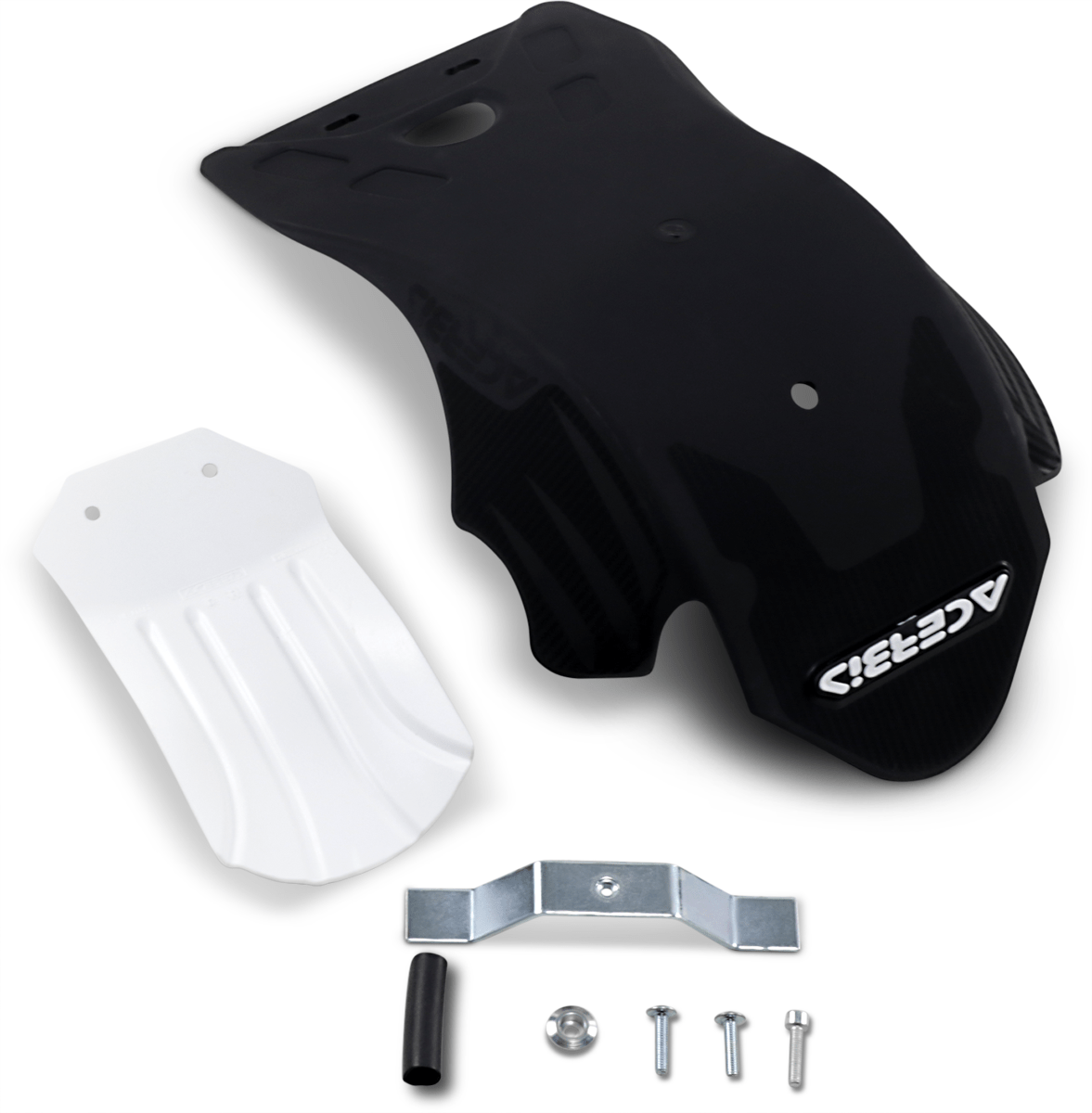 Acerbis Black Polypropylene Skid Plate for 2021-2024 Kawasaki KX250X, 2020-2024 KX250, and 2019-2023 KX450 motorcycles