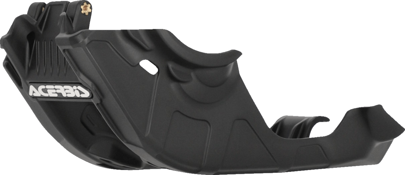 Acerbis Black Polypropylene Skid Plate for 2024-2025 KTM 150 XC-W enduro motorcycle