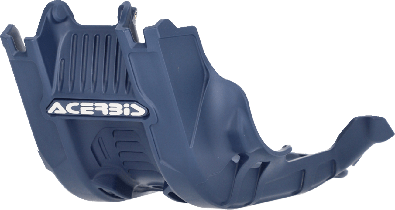 Acerbis 2979440003 blue skid plate for 2023-2025 KTM 450 SX-F and Husqvarna FC 450 off-road motorcycles.