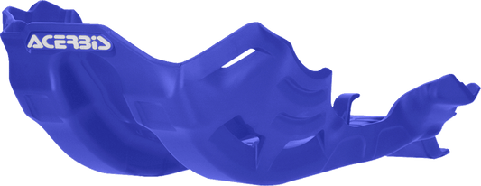 Acerbis Blue Polypropylene Skid Plate for 2024-2025 Yamaha YZ250F, YZ250FX, and WR250F motorcycles