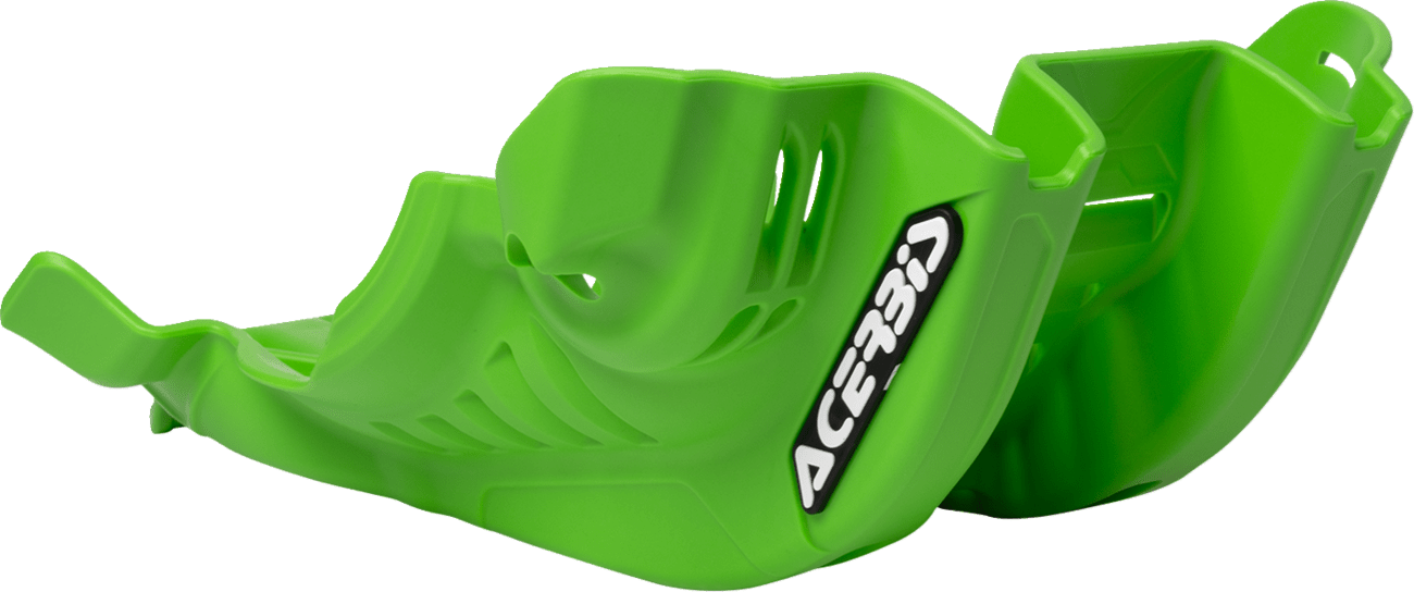 Acerbis Green Polypropylene Skid Plate for 2024-2025 Kawasaki KX450 motocross motorcycle