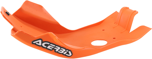 Acerbis 2421165226 orange skid plate for 2016-2018 KTM 250/350 SX-F and Husqvarna FC/FX 250/350 motocross bikes.