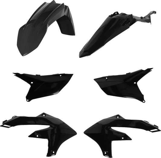 Acerbis Standard Body Kit 2985970001 Black – Fits 2024 Yamaha WR450F – OEM Plastic Kit Replacement - Moto - House MX