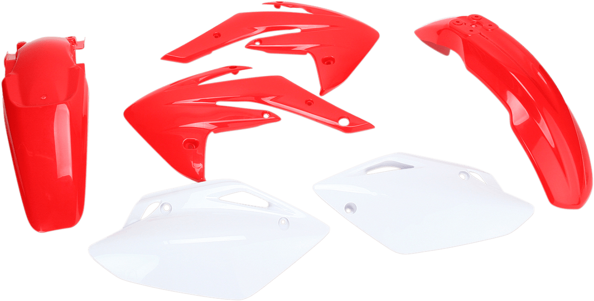 Acerbis 2084600215 Standard Body Replacement Plastic Kit in OEM Red and White for 2007-2025 Honda CRF150R motorcycles