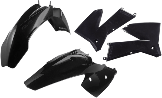 Acerbis 2071130001 Standard Body Replacement Plastic Kit in Black for 2005-2007 KTM off-road motorcycles