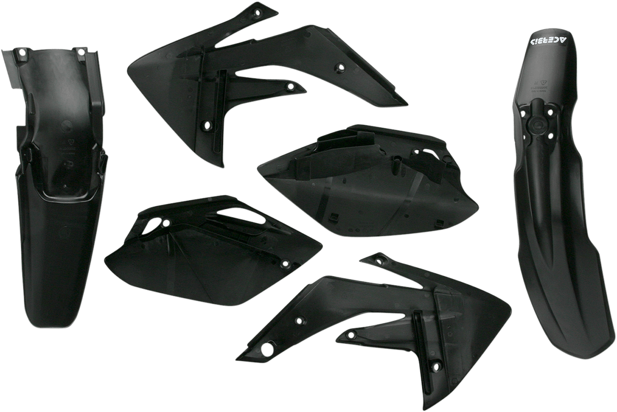 Acerbis 2084600001 Standard Body Plastic Kit in Black for 2007-2025 Honda CRF150R motorcycles