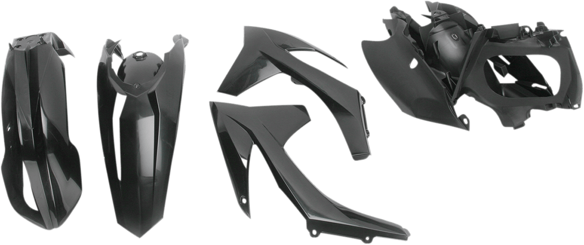 Acerbis 2250390001 Standard Body Replacement Plastic Kit in Black for KTM EX/XC dirt bikes