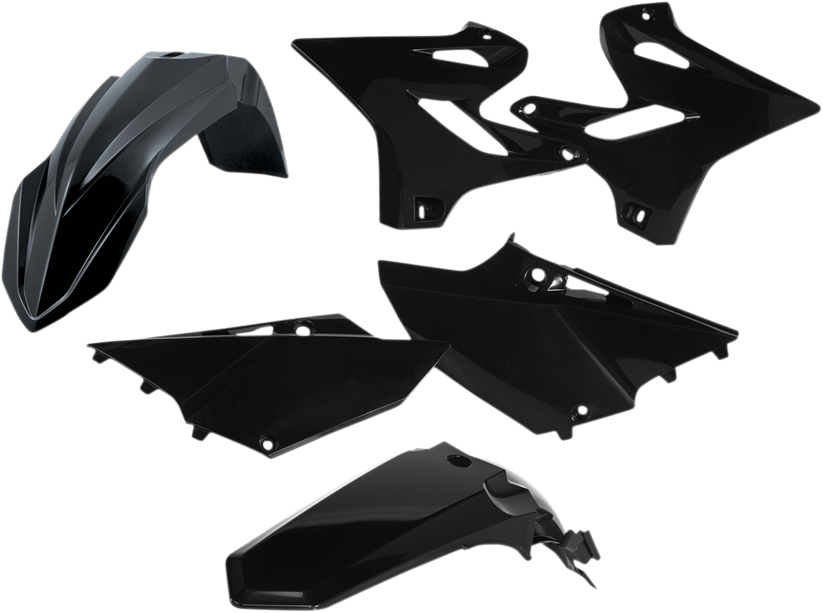 Acerbis 2402970001 Standard Body Replacement Plastic Kit in Black for 2015-2022 Yamaha YZ125 and YZ250 motorcycles
