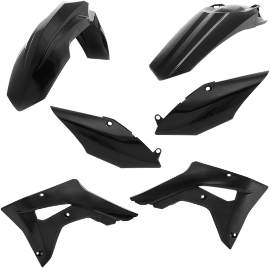 Acerbis 2645460001 Standard Replacement Body Kit in Black for 2017-2021 Honda CRF series motorcycles