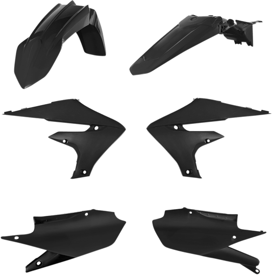 Acerbis 2685910001 Standard Body Replacement Plastic Kit in Black for Yamaha YZ/WR