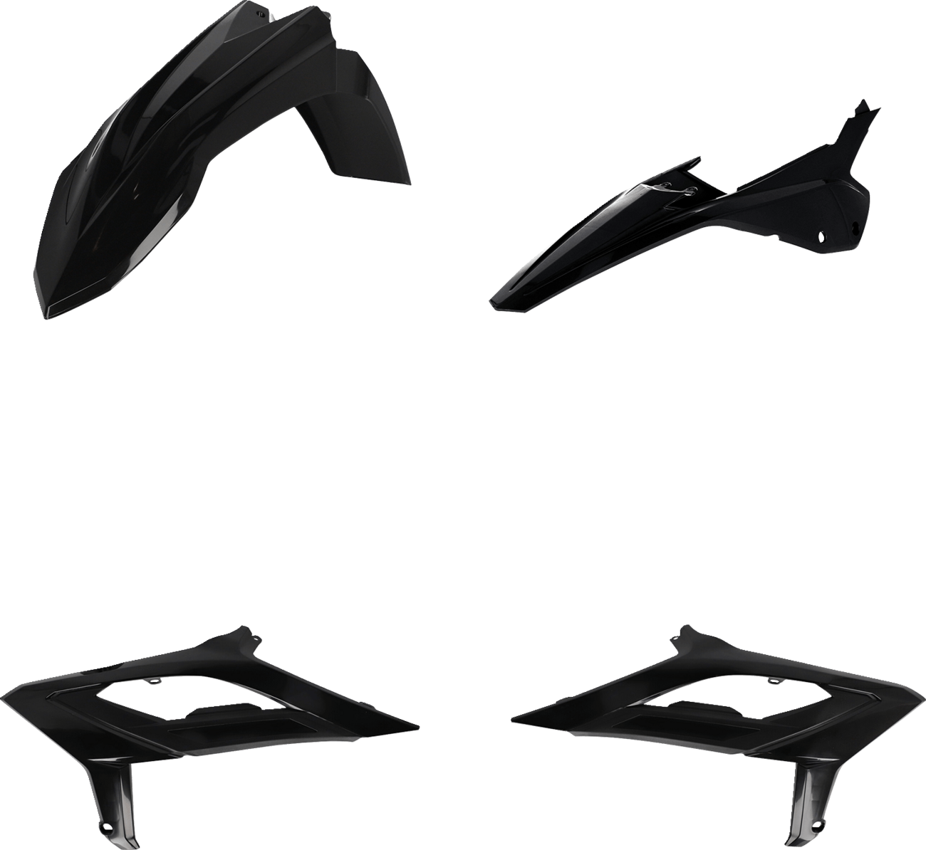 Acerbis 2979460001 Standard Body Replacement Plastic Kit in Black for 2023-2024 Beta RR and RX motorcycles