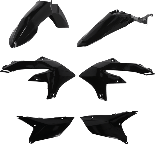 Acerbis 2979580001 Standard Body Replacement Plastic Kit in Black for 2023-2025 Yamaha YZ motorcycles