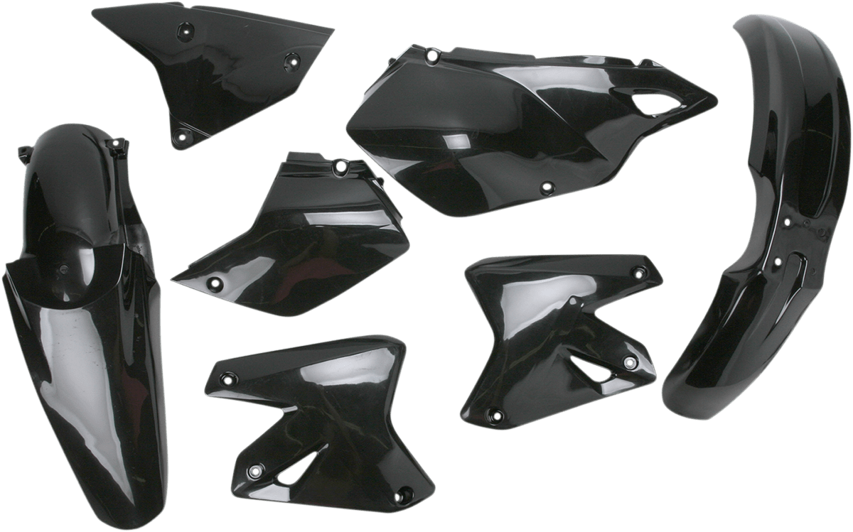 Acerbis 2041080001 Standard Body Replacement Plastic Kit in Black for Kawasaki KLX400 and Suzuki DR-Z400 motorcycles