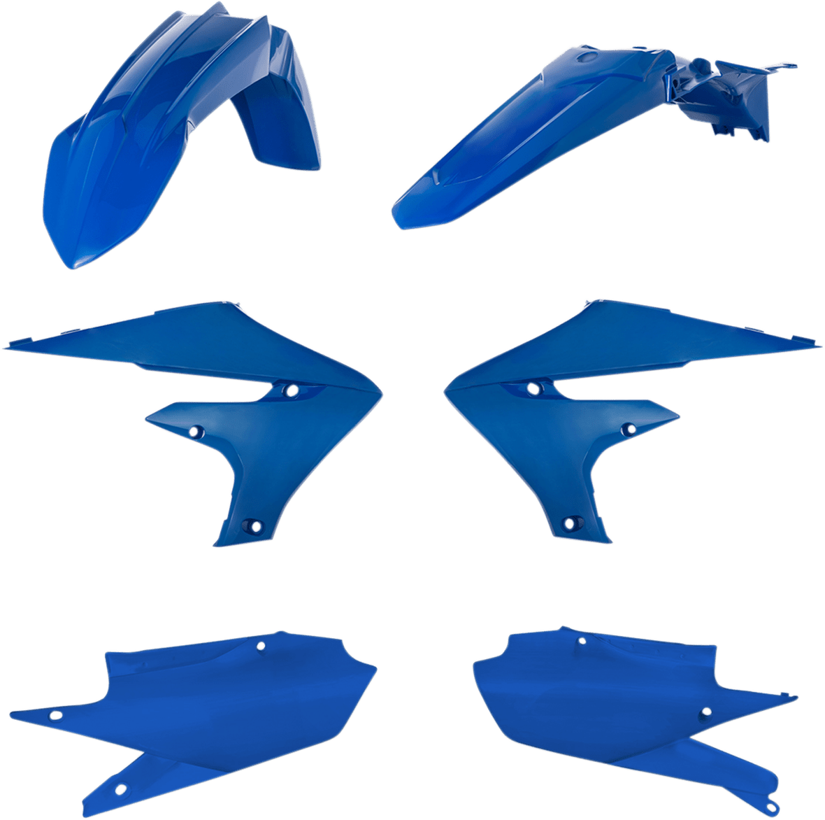 Acerbis 2685910003 Standard Body Replacement Plastic Kit in Blue for 2018-2024 Yamaha YZ and WR motorcycles