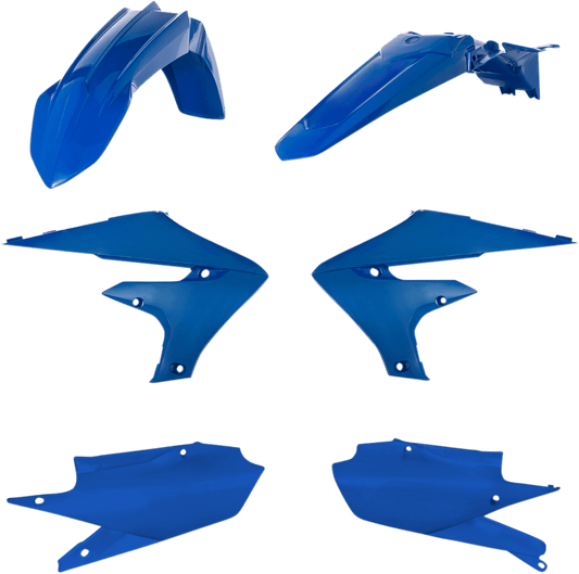 Acerbis 2685910003 Standard Body Replacement Plastic Kit in Blue for 2018-2024 Yamaha YZ and WR motorcycles