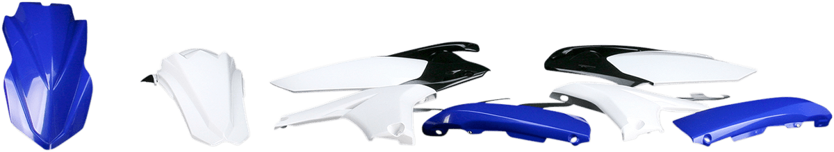 Acerbis 2171883713 Standard Body Replacement Plastic Kit in YZ Blue, Black, and White for 2010-2013 Yamaha YZ450F