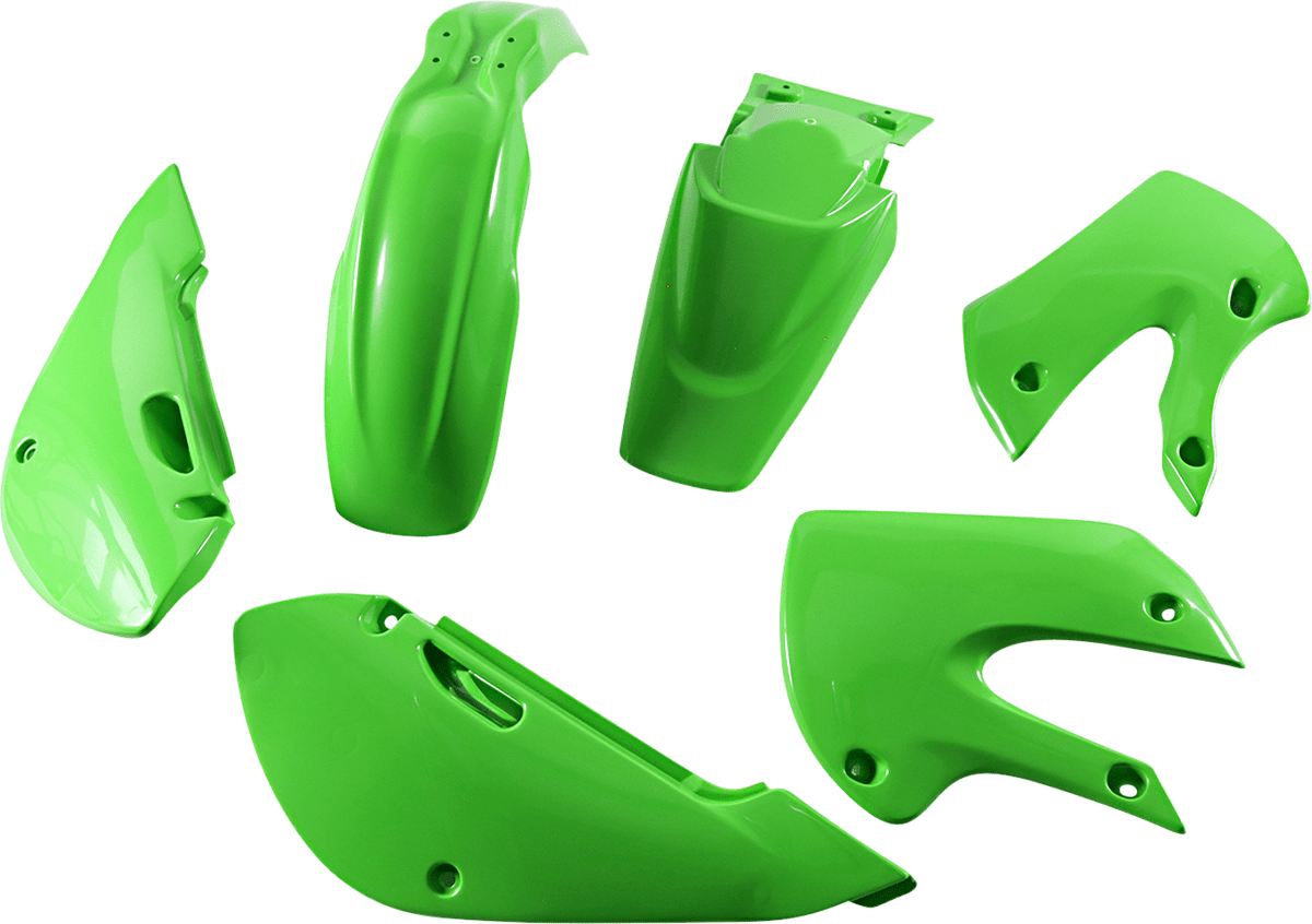 Acerbis 2041076812 Standard Body Replacement Plastic Kit in Green for Kawasaki/Suzuki