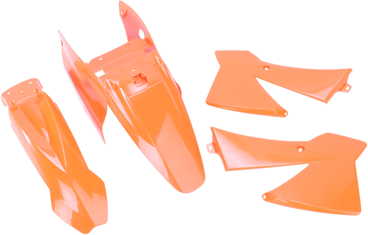 Acerbis 2041180206 Standard Body Replacement Plastic Kit in '05 OEM Orange for 2002-2008 KTM 65 SX and XC motorcycles
