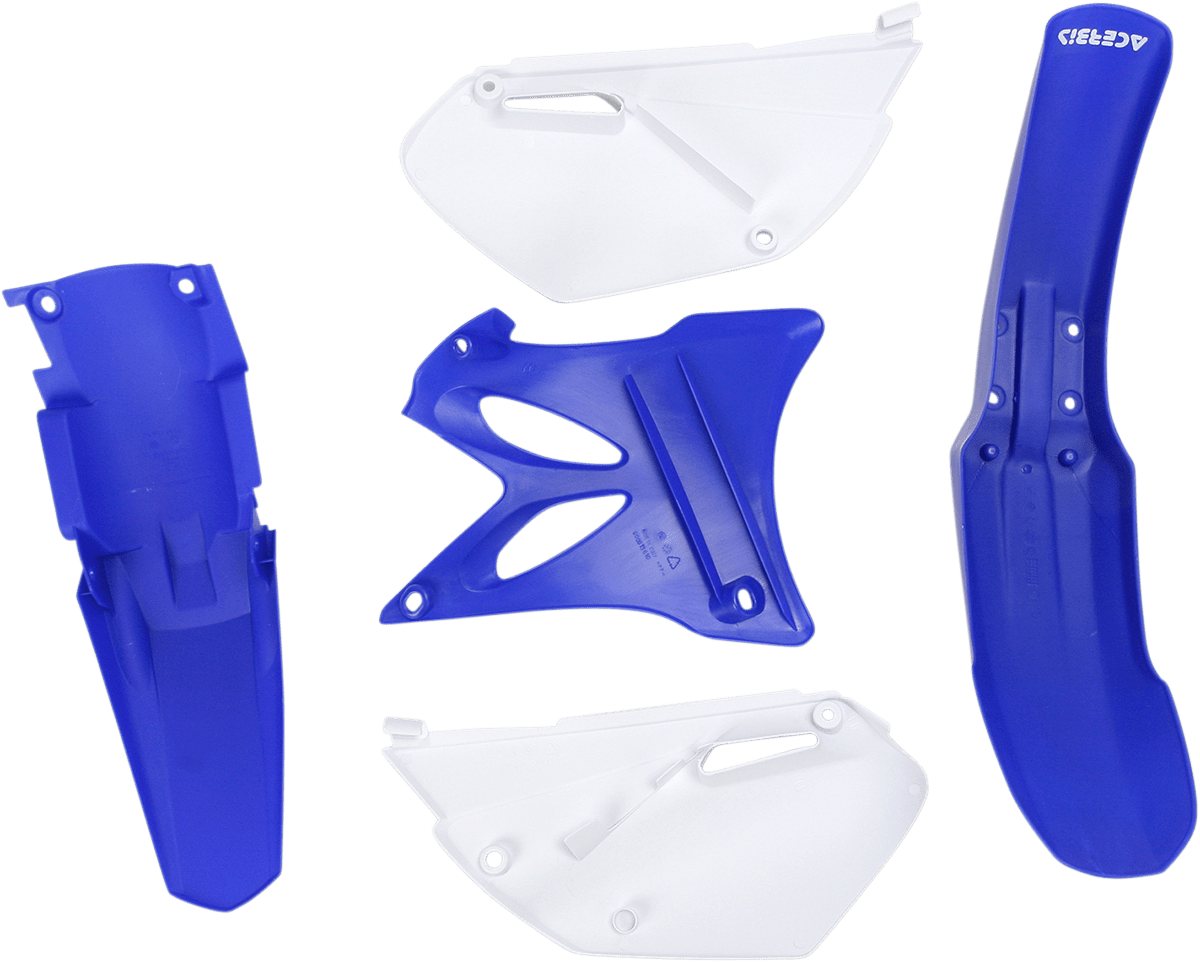 Acerbis 2041250206 Standard Body Replacement Plastic Kit in '05 OEM Blue and White for 2002-2014 Yamaha YZ85 motorcycles